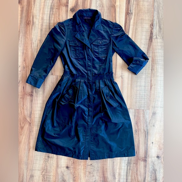 Pink Tartan Navy Dress - Picture 1 of 2